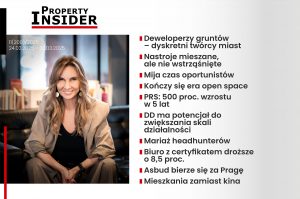„Property Insider” no. 200 – interview with Aleksandra Wołodźko
